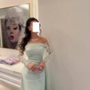 فستان سهرة جازار لمعة وكلفة خرز