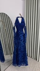 فستان سهرة خرز