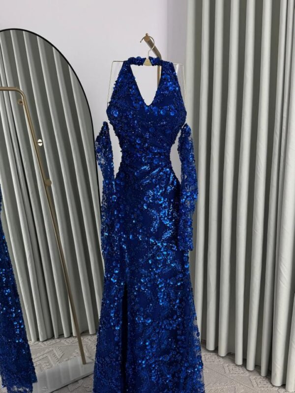 فستان سهرة خرز